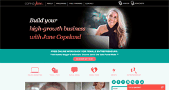 Desktop Screenshot of copingwithjane.com